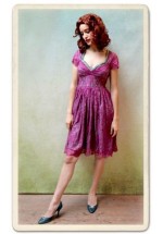 Nancy Mac Annie Dress in Rose Lace
